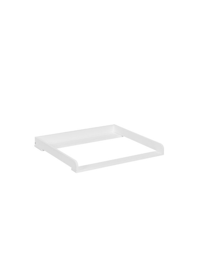 Changing Table for Kids and Children in solid white/natural beech wood  - Nordic Scandinavian design - Swing Collection by Pinio