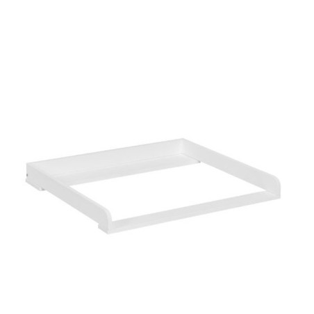 Changing Table for Kids and Children in solid white/natural beech wood  - Nordic Scandinavian design - Swing Collection by Pinio