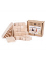 Just Blocks - Small Pack - Blocchetti Mattoncini Cubetti Legno Gioco Costruzioni Bambini
