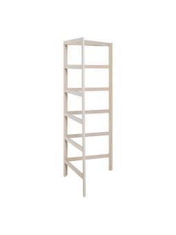 Solid pine wood ladder for single bed 90x200 for children and teenagers Stige collection by VOX