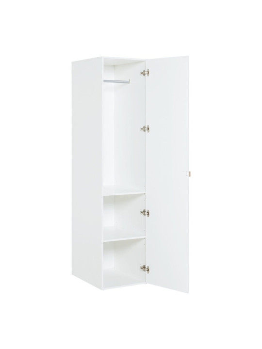 1-Door Wardrobe for Children and Teenagers in natural and white wood Stige collection by VOX