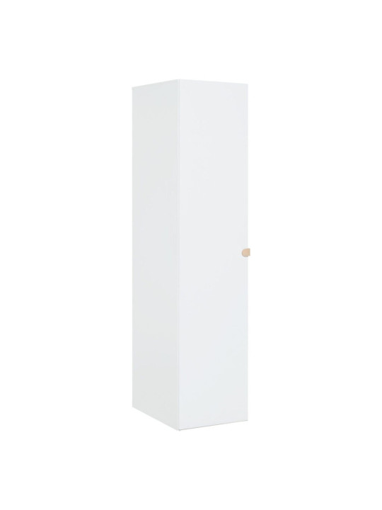 1-Door Wardrobe for Children and Teenagers in natural and white wood Stige collection by VOX