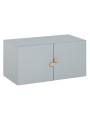 Mobile basso modulare per bambini e ragazzi in legno grigio freddo - collezione Stige di VOX