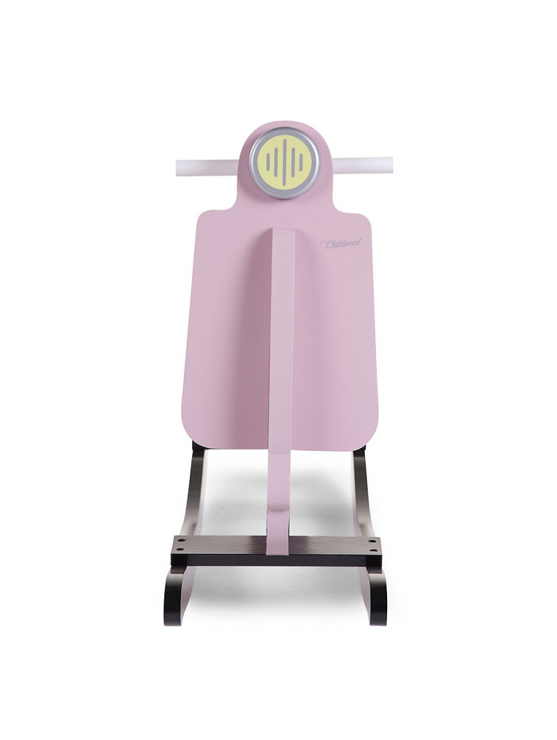 Pink Rocker Scooter Black & Pink Rocking Scooter - Childhome | Design4Kids.it