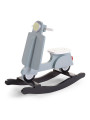 Black & Mint MDF Rocking Scooter by Childhome - Age: 12+ months