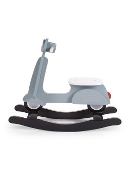 Black & Mint MDF Rocking Scooter by Childhome - Age: 12+ months