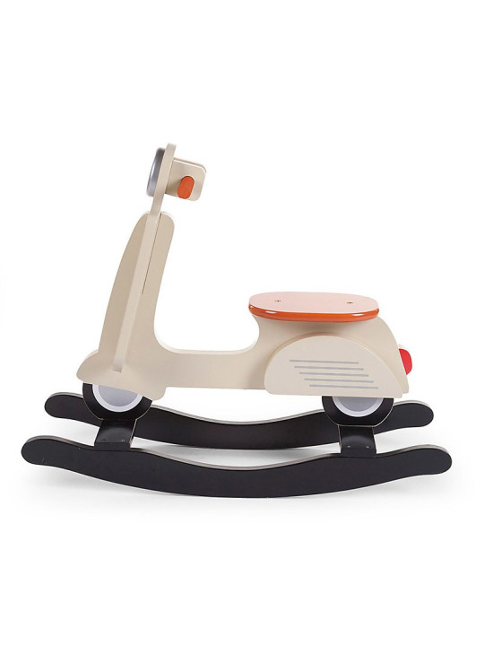 Black & Cream MDF Rocking Scooter by Childhome - Age: 12+ months