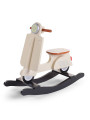 Black & Cream MDF Rocking Scooter by Childhome - Age: 12+ months
