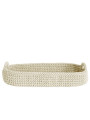 Crochet Baby Changing Moses Basket - recycled cotton and pine wood - Recommended age: 0-3 months