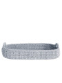 Crochet Baby Changing Moses Basket - recycled cotton and pine wood - Recommended age: 0-3 months