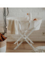 Paper Baby Changing Moses Basket - handmade of paper string