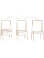 Changing Table with Drawers in Acacia & White Pine Wood collection Spot by VOX