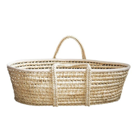 Cesta Portabèbè Moses realizzata in fibra di mais 100% naturale - Età consigliata: 0-3 mesi - by Happy Moses