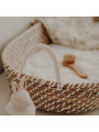 Cesta Portabèbè Moses perfetta come fasciatoio realizzata in fibra di mais 100% naturale -