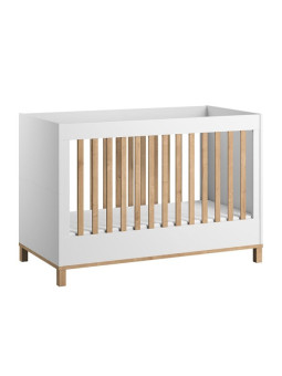 Crib for babies 60x120 in white pine wood Altitude collection by VOX