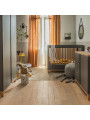 Cot Bed for babies and children 70x140 in graphite pine wood Altitude collection by VOX