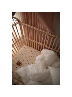 Lettino culla Frederick per bambini e neonati in rattan con lacci in pelle realizzato a mano - Bermbach