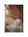 Lettino culla Frederick per bambini e neonati in rattan con lacci in pelle realizzato a mano - Bermbach