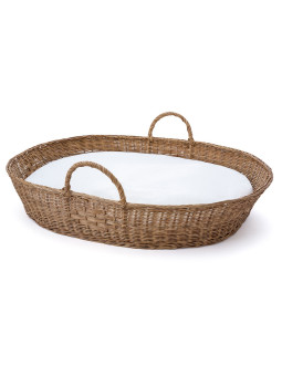 Fasciatoio Cesta di Mosè Portabebè Luka realizzato in rattan intrecciato 100% naturale - Bermbach