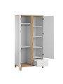 2-Door Wardrobe for Children in white pine wood Altitude collection by VOX