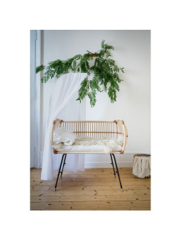 Tenda a baldacchino Theo per Culla Lola & Emil e lettino co-sleeping Martha - Cotone 100% Biologico - Bermbach