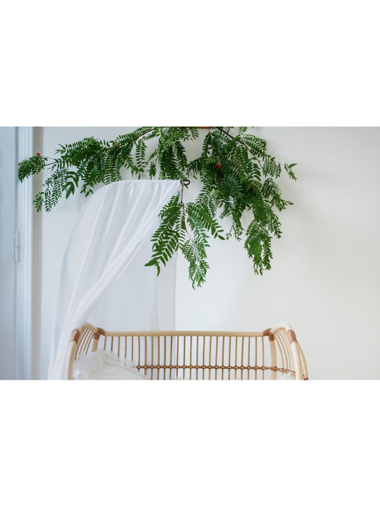 Tenda a baldacchino Theo per Culla Lola & Emil e lettino co-sleeping Martha - Cotone 100% Biologico - Bermbach