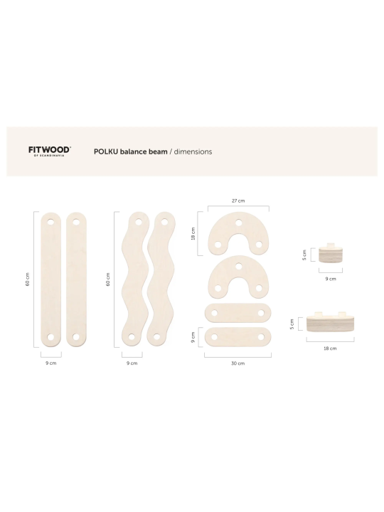 Trave di equilibrio POLKU L - Fitwood