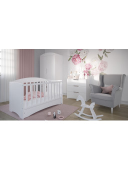 Culla 60x120 con cassetto serie Classic - Kocot Kids
