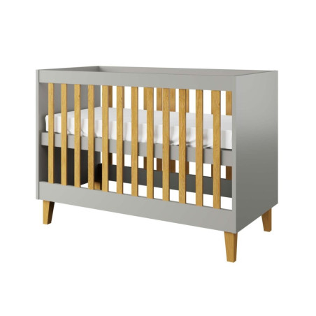 Culla 60x120 serie Kubi grigia - Kocot Kids