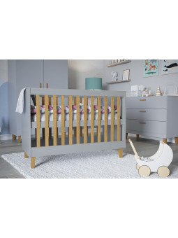 Culla 60x120 serie Kubi grigia - Kocot Kids