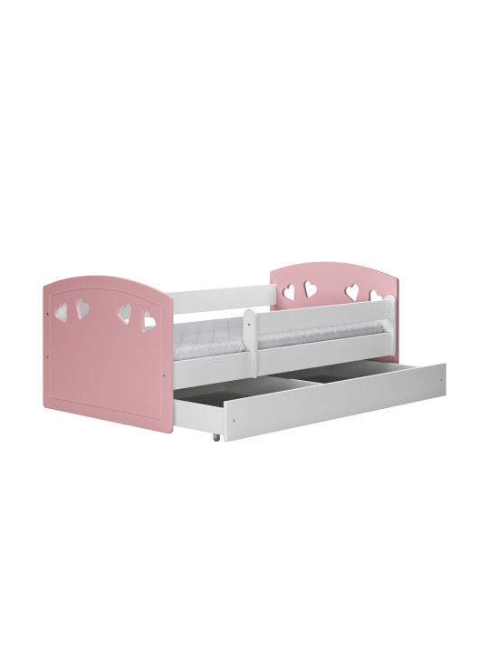 Bed with drawer Julia pink - Kocot Kids